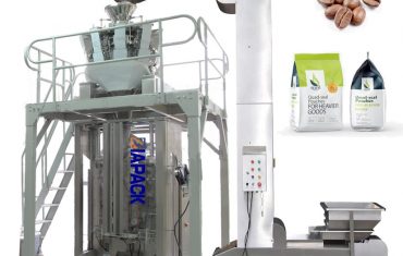 Kahve çekirdeği ve tozu için dolum paketleme makinesi oluşturan otomatik dörtlü çanta