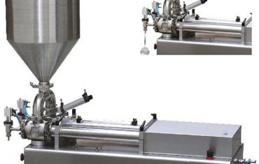 viskoz sıvı için çift kafalı pistonlu dolgu maddesi