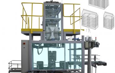 Otomatik yumuşak torba balyalama üretim paketleme hattı