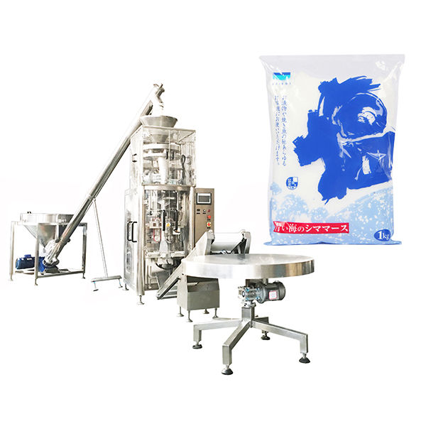 Tuz için Volumetrik Kupası ile Dikey Form Doldurma Seal Makinası