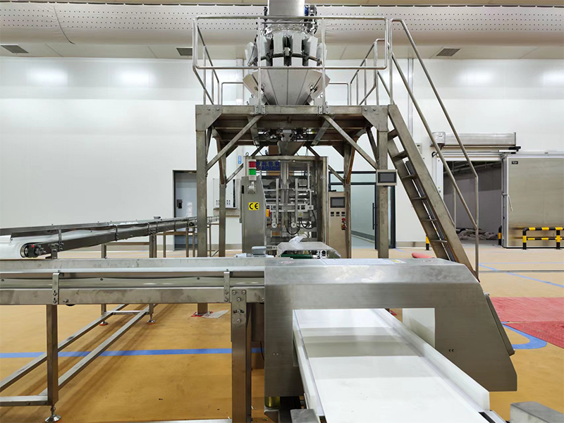 dondurulmuş gıda için otomatik paketleme makinesi.6